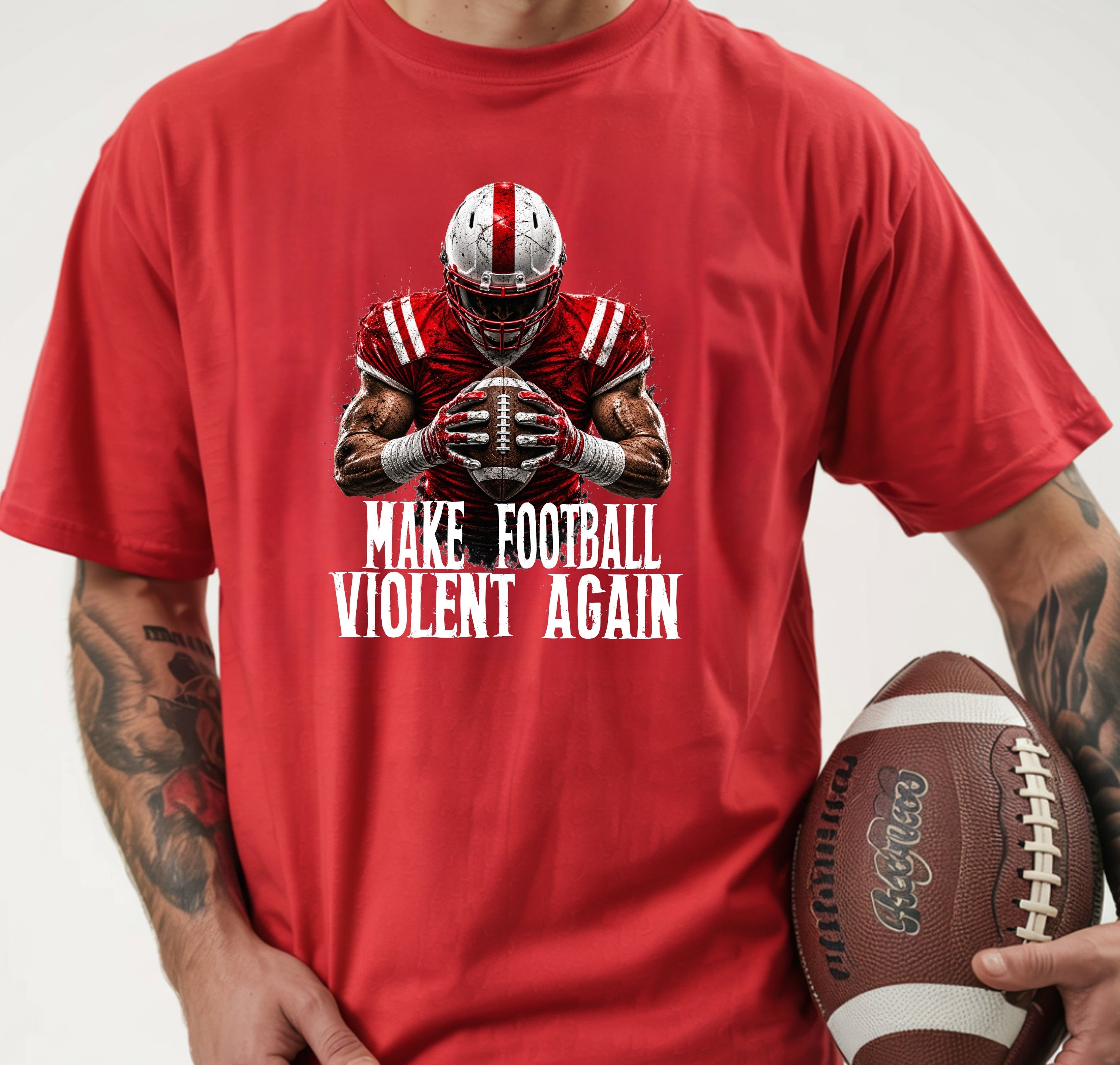 Red Make Football Violent Again T-Shirt