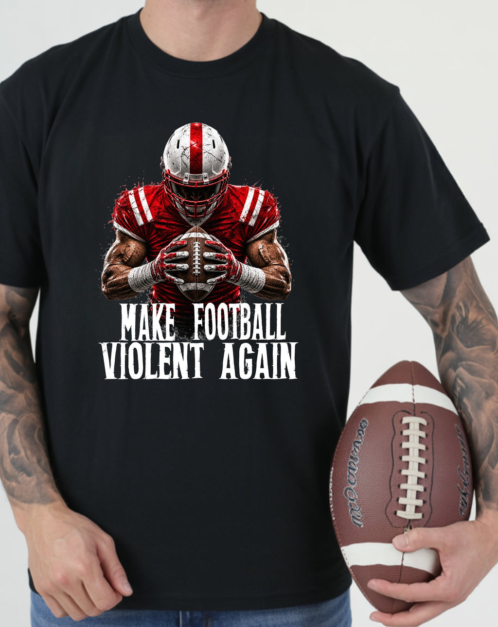 Black Make Football Violent Again T-Shirt